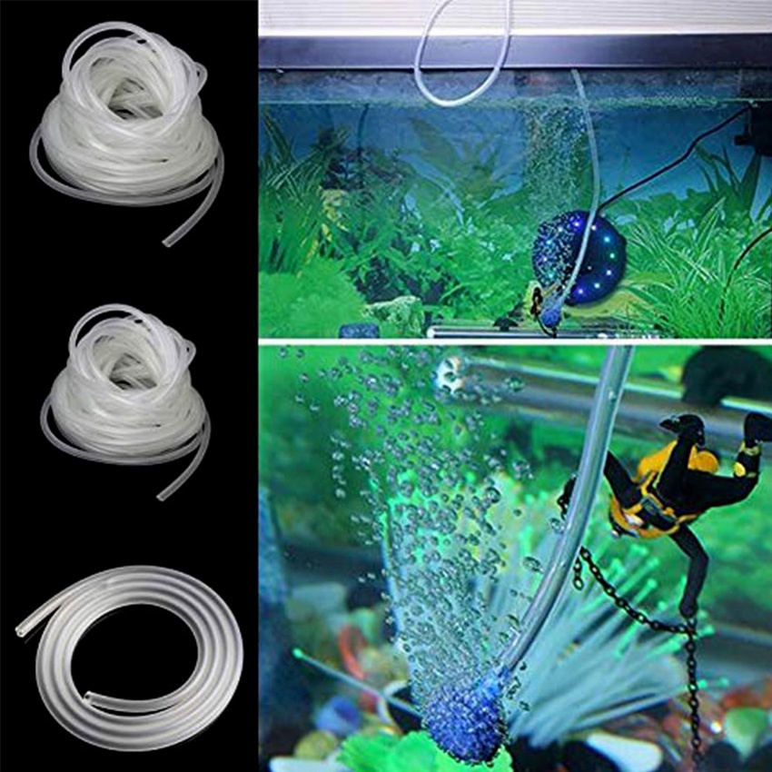 Dây sủi oxy chống gập dày 6mm cho hồ cá 10m dây