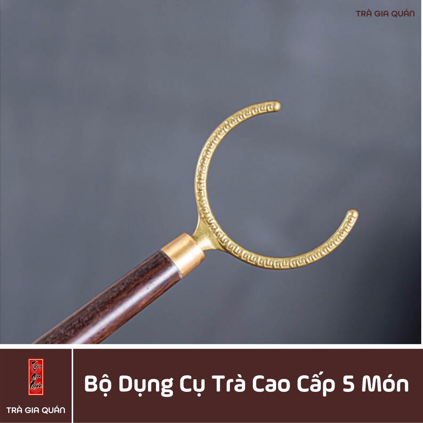 Bộ Xúc Trà Gỗ Cao Cấp 5 Món XT27