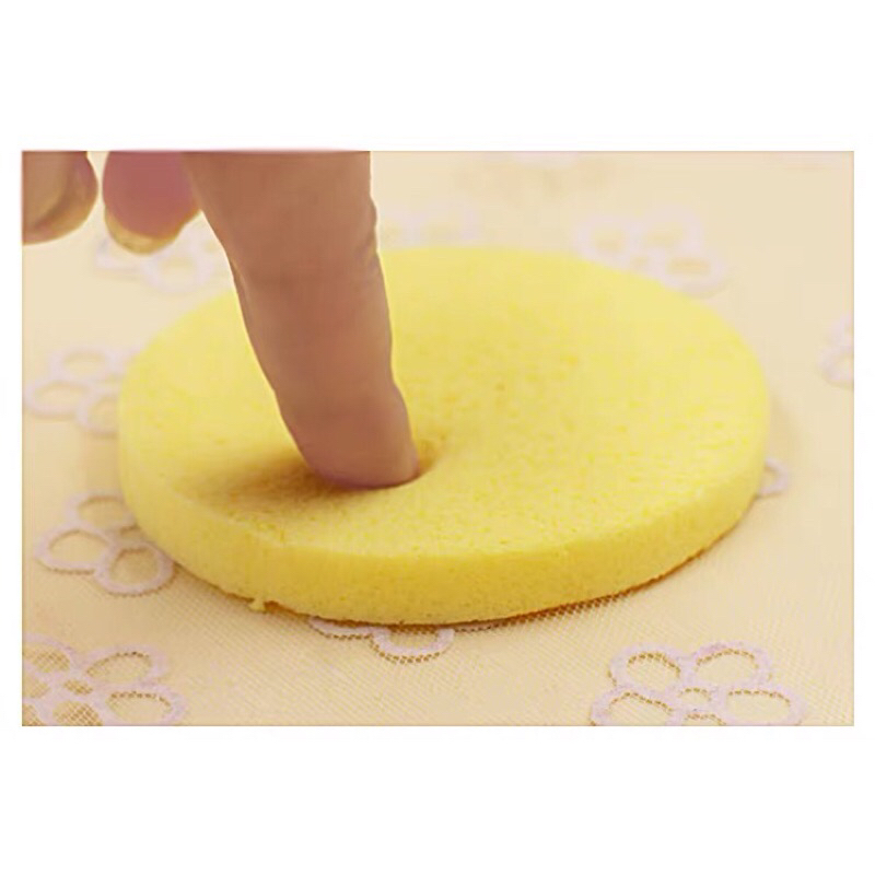 Bông mút rửa mặt [gói 12 miếng - lẻ 6 miếng dùng thử], bông mút bọt biển rửa mặt Chivey