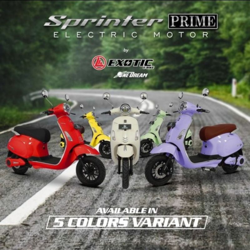 Sepeda Motor Listrik SPRINTER PRIME Exotic E bike | Lazada Indonesia