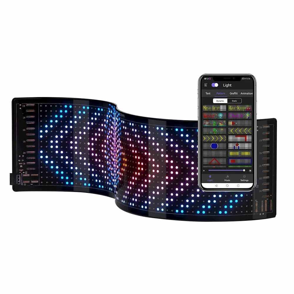 LED Matrix Pixel Panel Bluetooth App adressierbar RGB-Muster Animation Display LED Strip Lighting