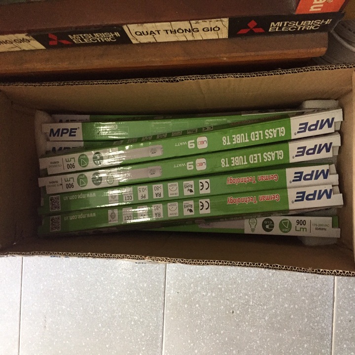 COMBO 10 BÓNG ĐÈN LED 1,2M MPE TRẮNG,VÀNG