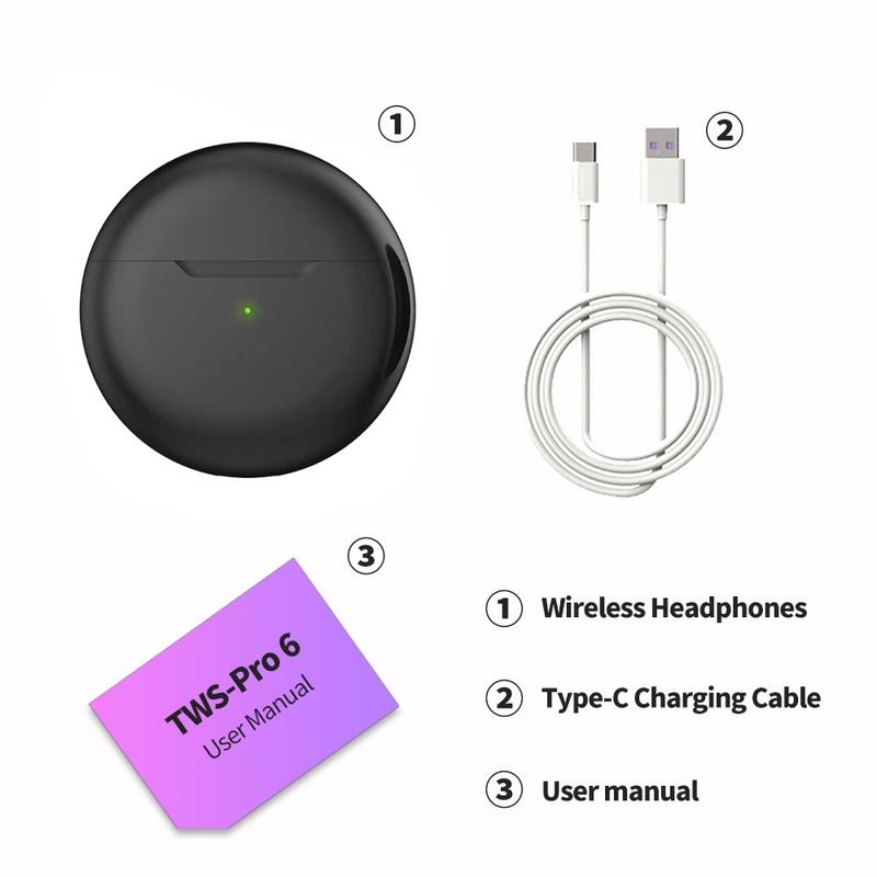 Thể thao tai nghe gắn tai không dây Tai nghe Bluetooth điều khiển bằng cảm ứng với mic không thấm nước TWS Tai nghe tai nghe stereo