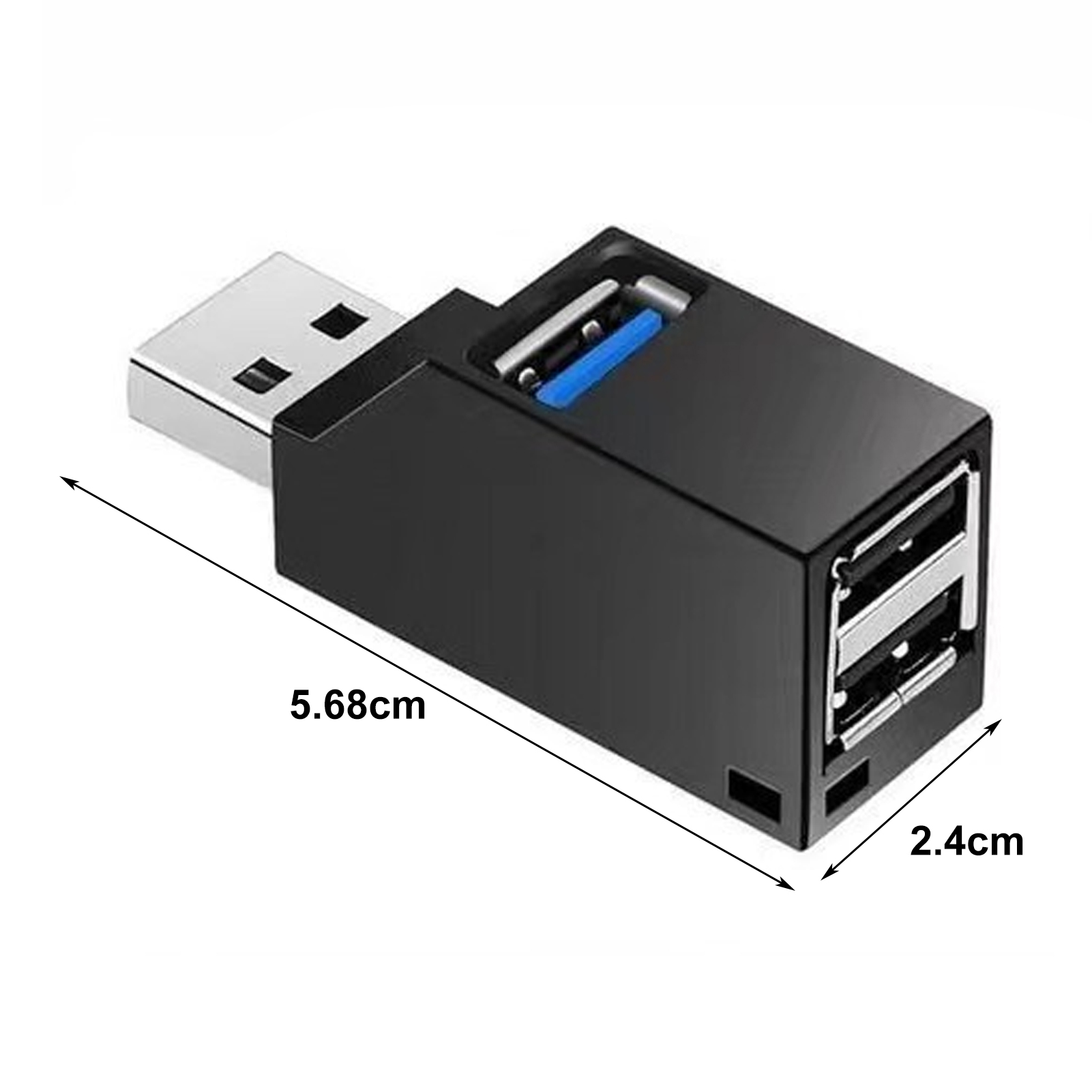 Super Speed Usb Hub Usb Hub for Car Portable Usb 3.0 Hub High-speed Data Transfer Wireless Expander Plug Play Ideal Laptop Accessory