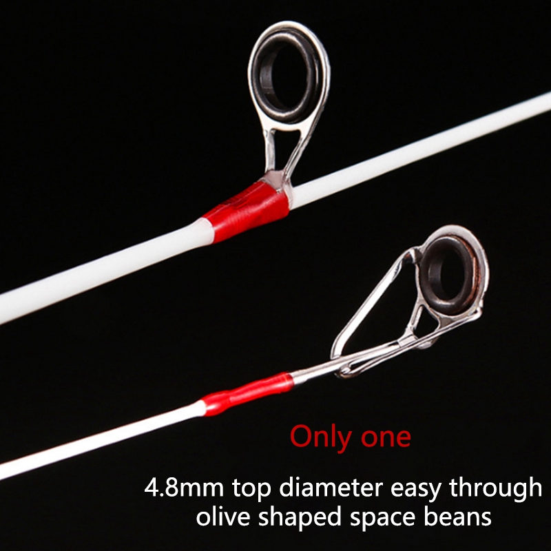 Imitation Wood Grain Ice Fishing Rod Soft Tip Raft Fishing Rod 55CM