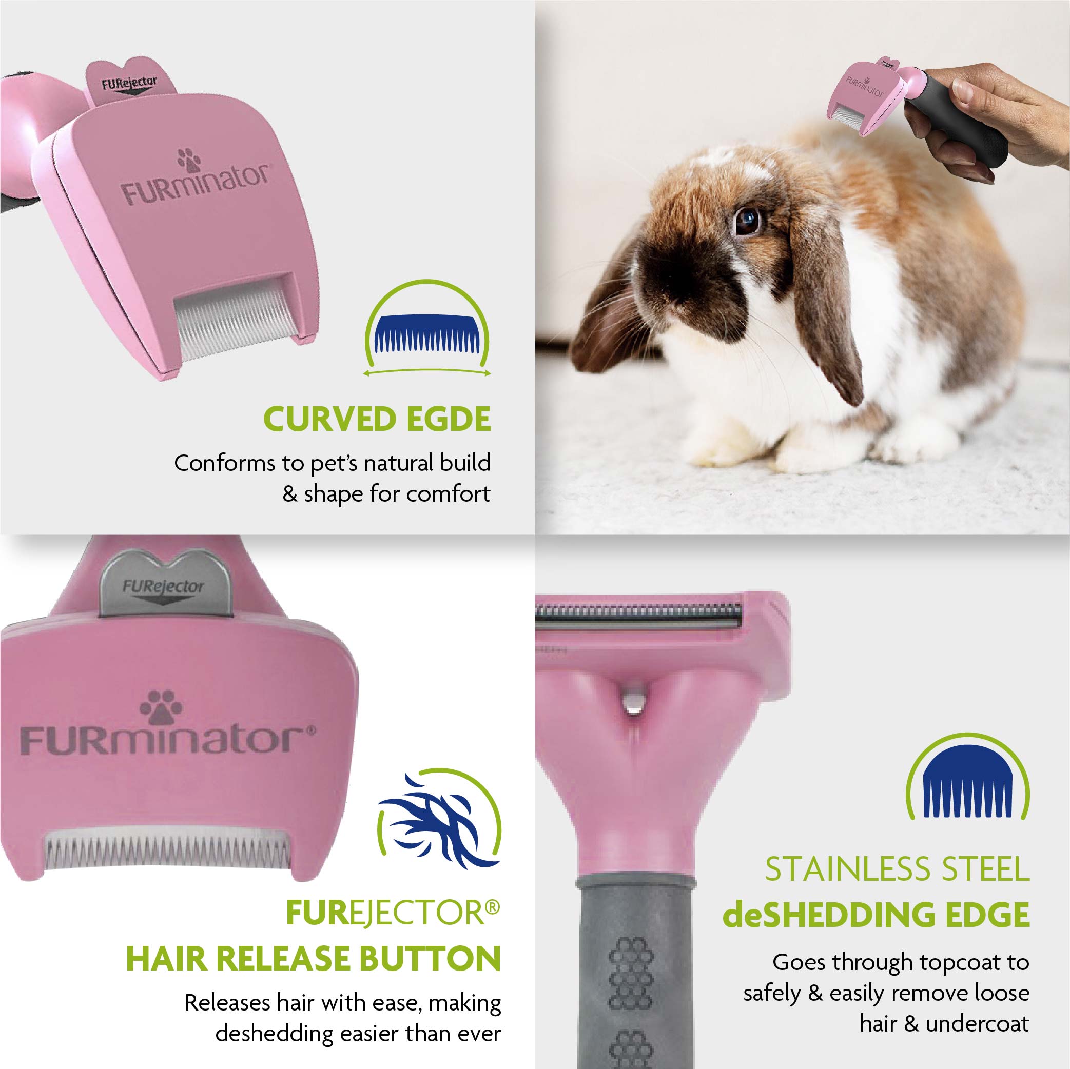 Furminator rabbit hotsell