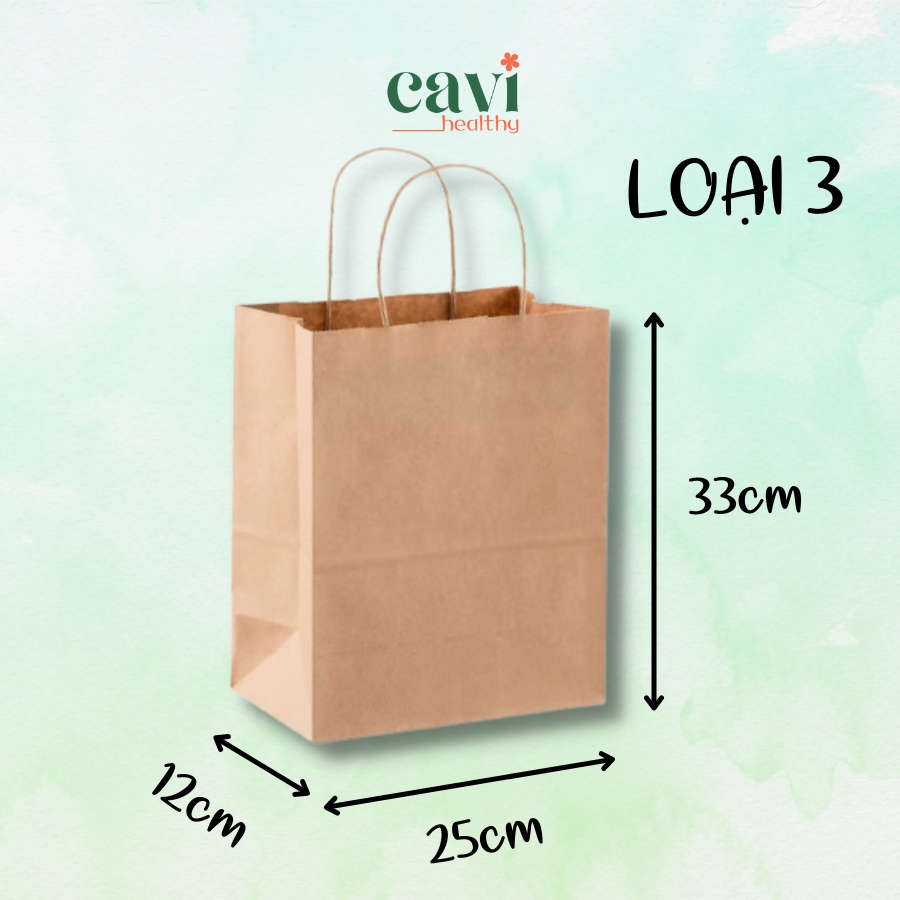 Túi Giấy Xi Măng Giấy Dày - Túi Giấy Kraft đựng có quai