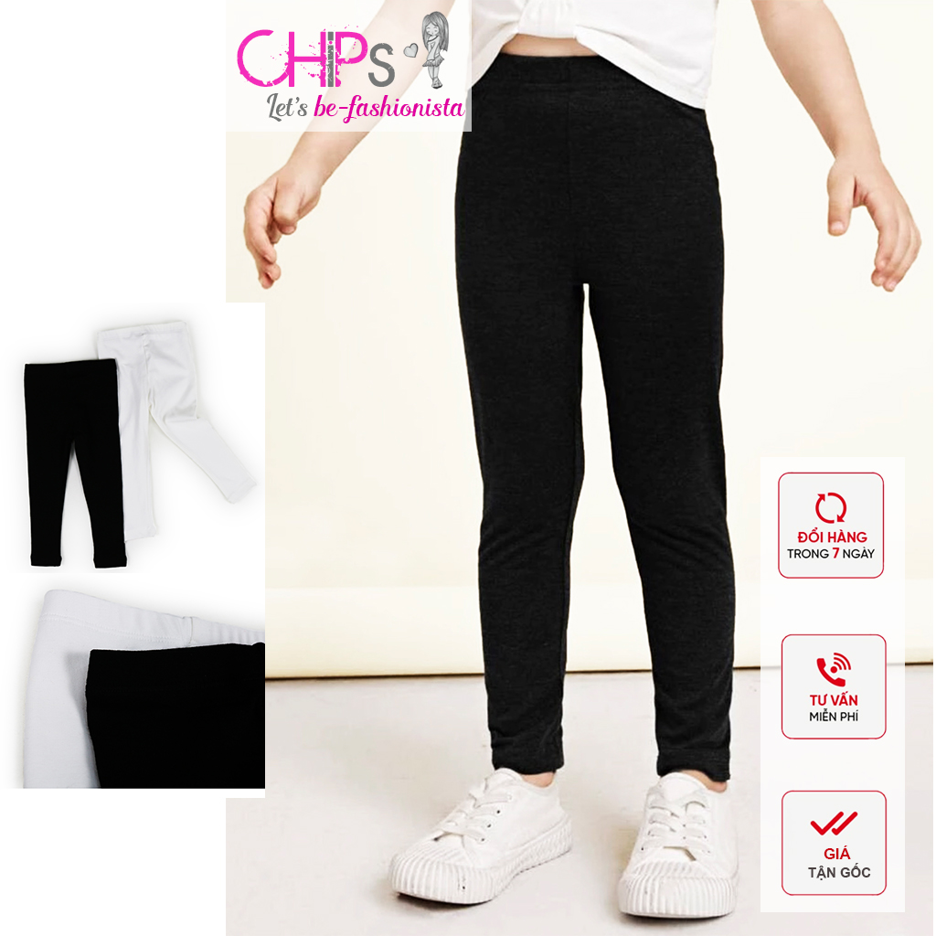 Quần Legging Dài Bé Gái Dáng Ôm Đẹp Cho Bé