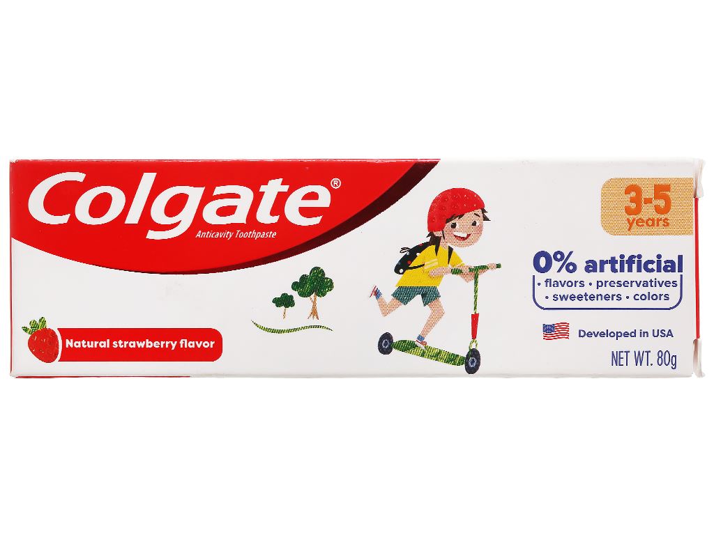 Kem đánh răng cho bé từ 3 colgate- 5 tuổi colgate hương dâu 80g