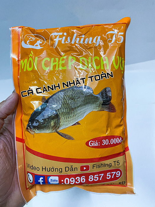 "Hoàn tiền đến 10%" MỒI CÁM CÂU CÁ CHÉP DỊCH VỤ FISHING T5 250G