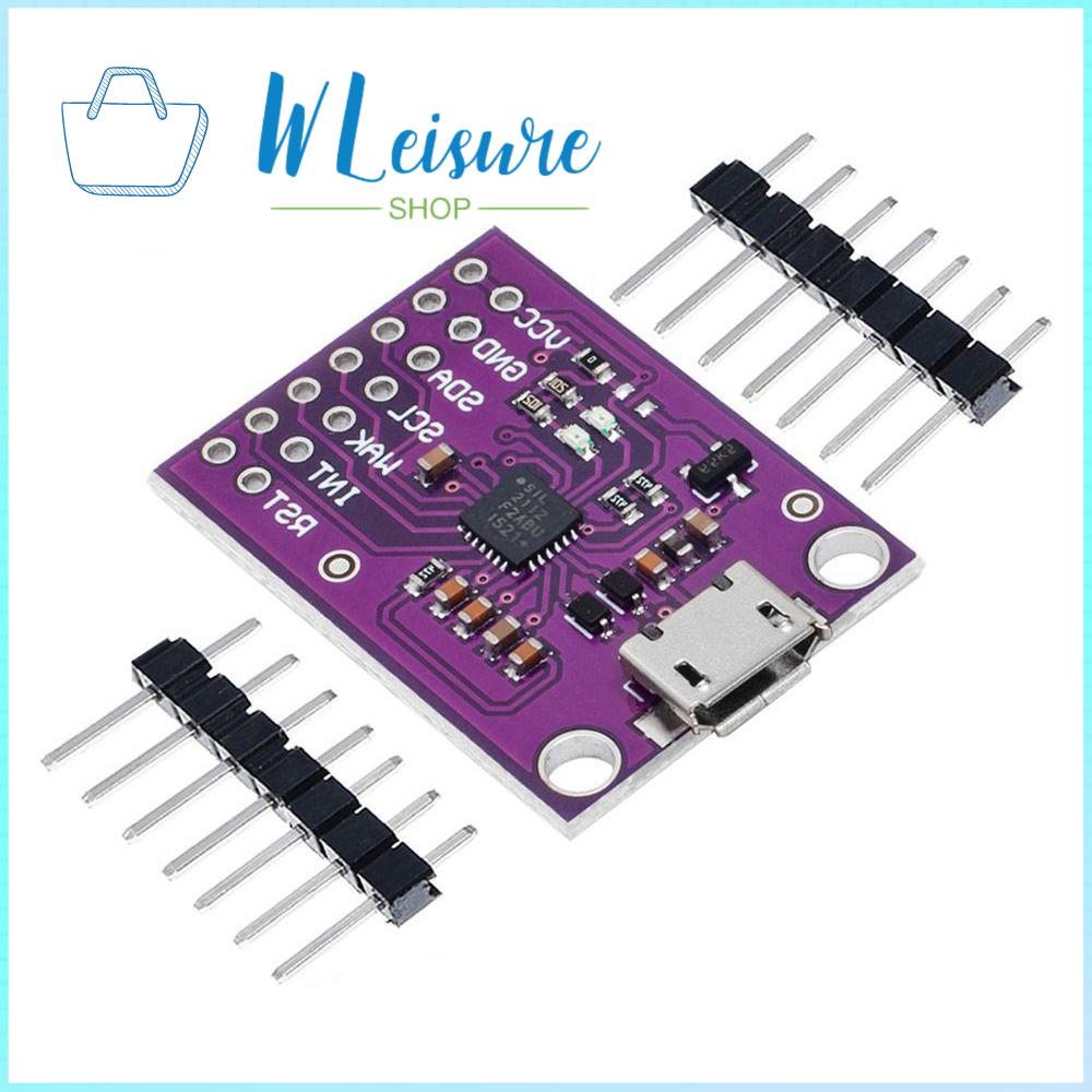 DIDI - HL USB To SMBus I2C CP2112 Debug Board MCU-2112 2.0 MicroUSB Debugging Board Serial Adapter Module Communication Module CCS811 Sensor Module