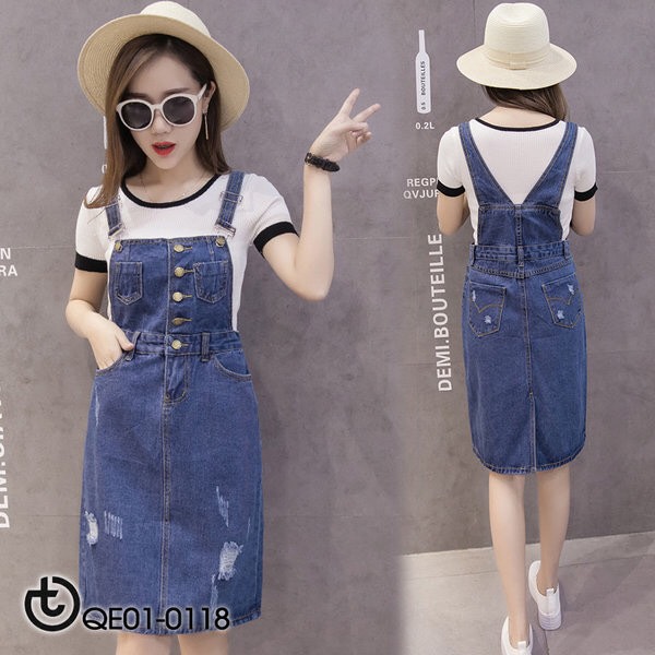 Đầm Yếm Jean Nữ D686 ( KHÔNG KÈM ÁO )