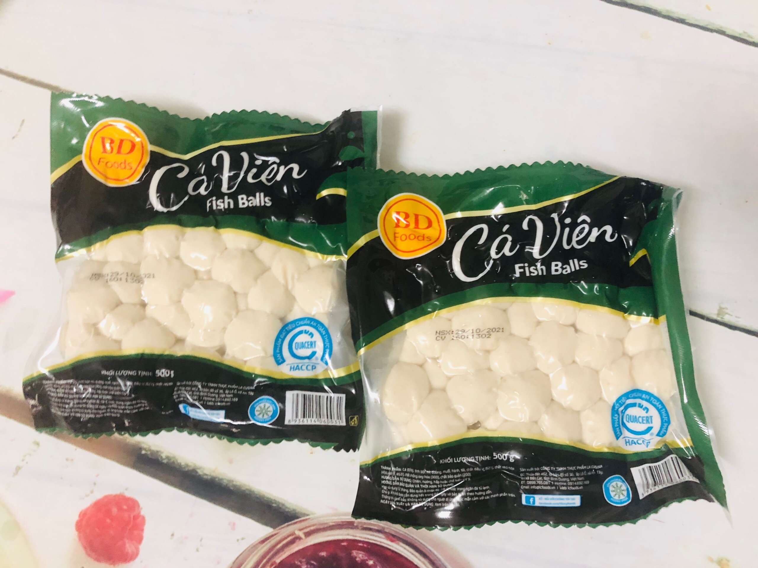 cá viên thơm ngon dinh dưỡng