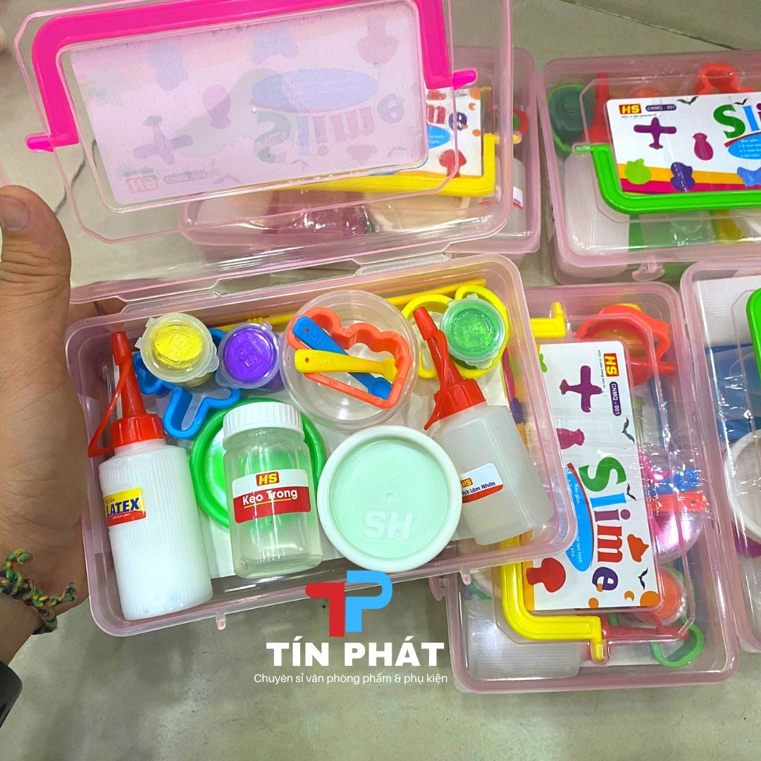 Bộ đồ chơi silme chất nhờn ma quát
