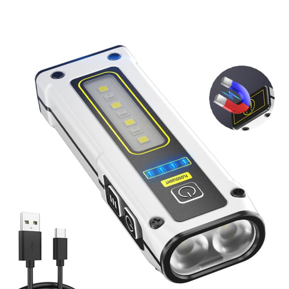 Portable XPG COB LED Flashlight 7 Gear Flash Light Torch Multipurpose Aluminum Alloy for Outdoor Camping Hiking Adventure