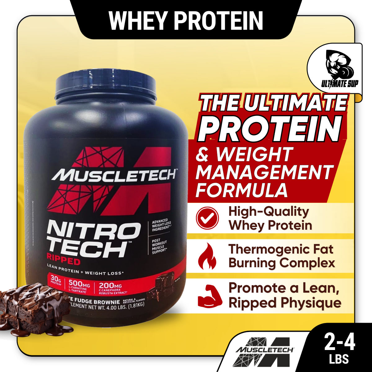 lemon bottle fat dissolving buy online Muscletech, Nitro Tech, Ripped | Ultimate Protein + Weight Loss Formula |  2lb/4lb - Ultimate Sup