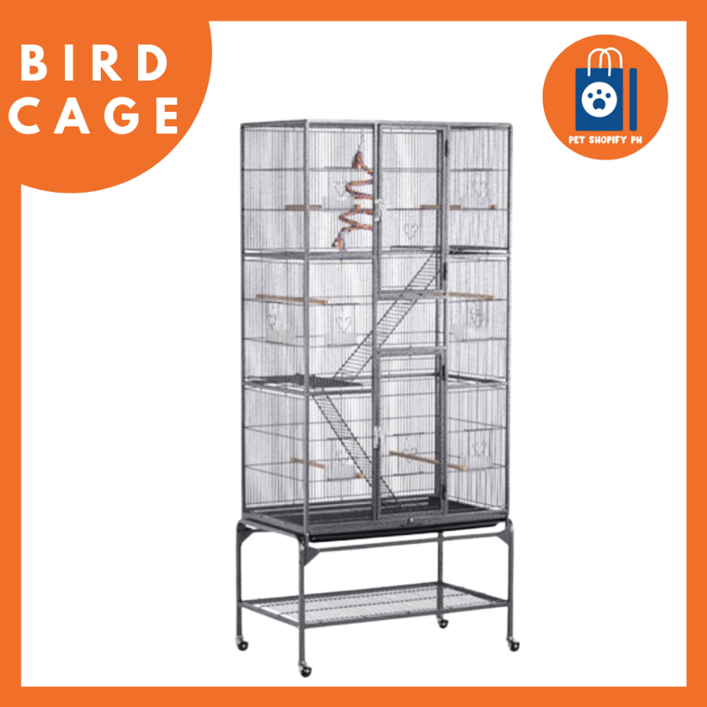 Curated visual reference: Picture Idea: Heavy Duty Bird Cage With Stand