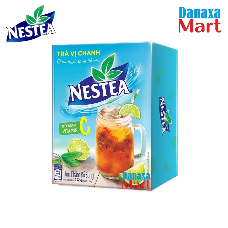 Combo 2 Hộp Trà Nestea vị Chanh (Hộp 15 gói x 13g)