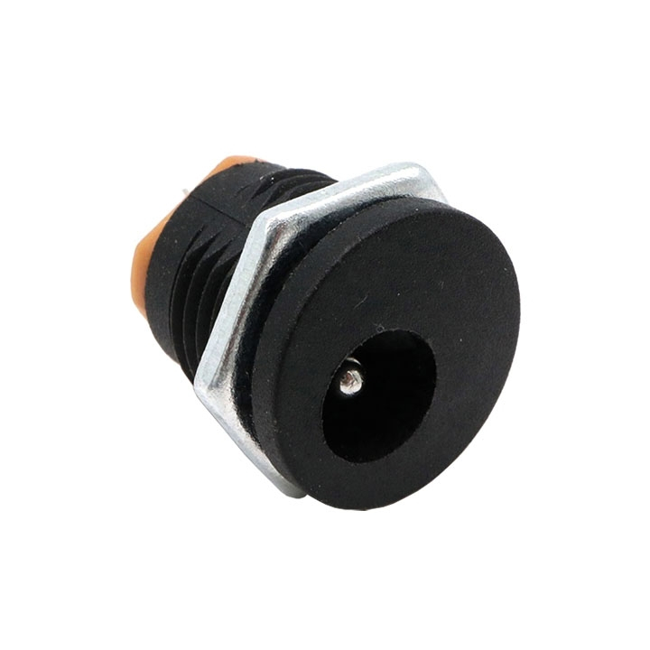 Jack dc cái tròn 5.5x2.1mm có ốc vặn