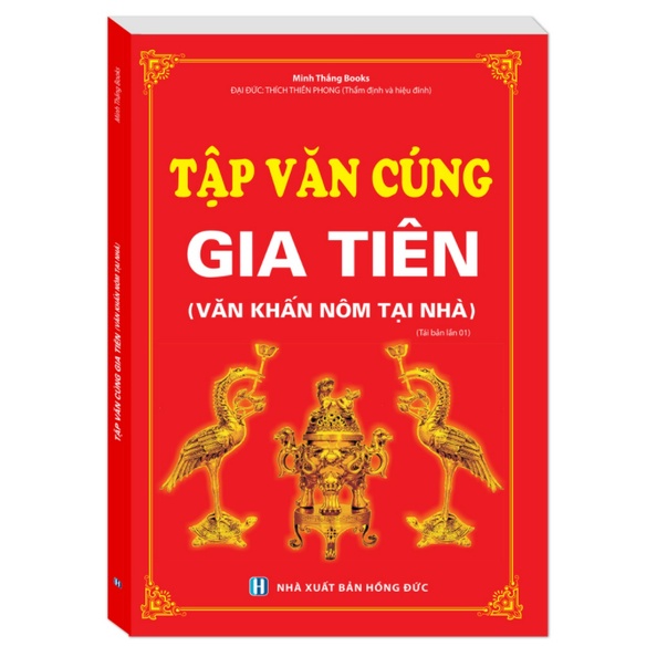 Sách - Tập văn cúng gia tiên -tái bản - Minh Thắng