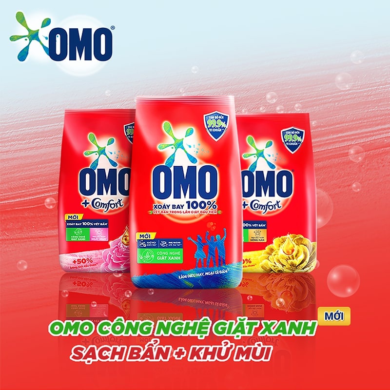 Bột giặt Omo gói 380g