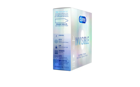 Bao cao su Durex Invisible 3 bao chính hãng