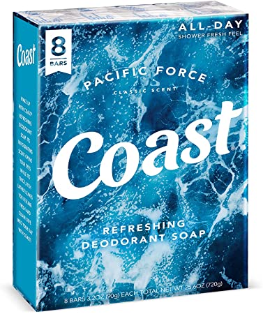 Combo 8 Cục Xà Phòng COAST CLASSIC SCENT 113G – Mỹ
