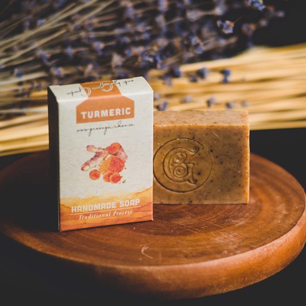Xà Phòng Nghệ - Turmeric Handmade Soap 100g
