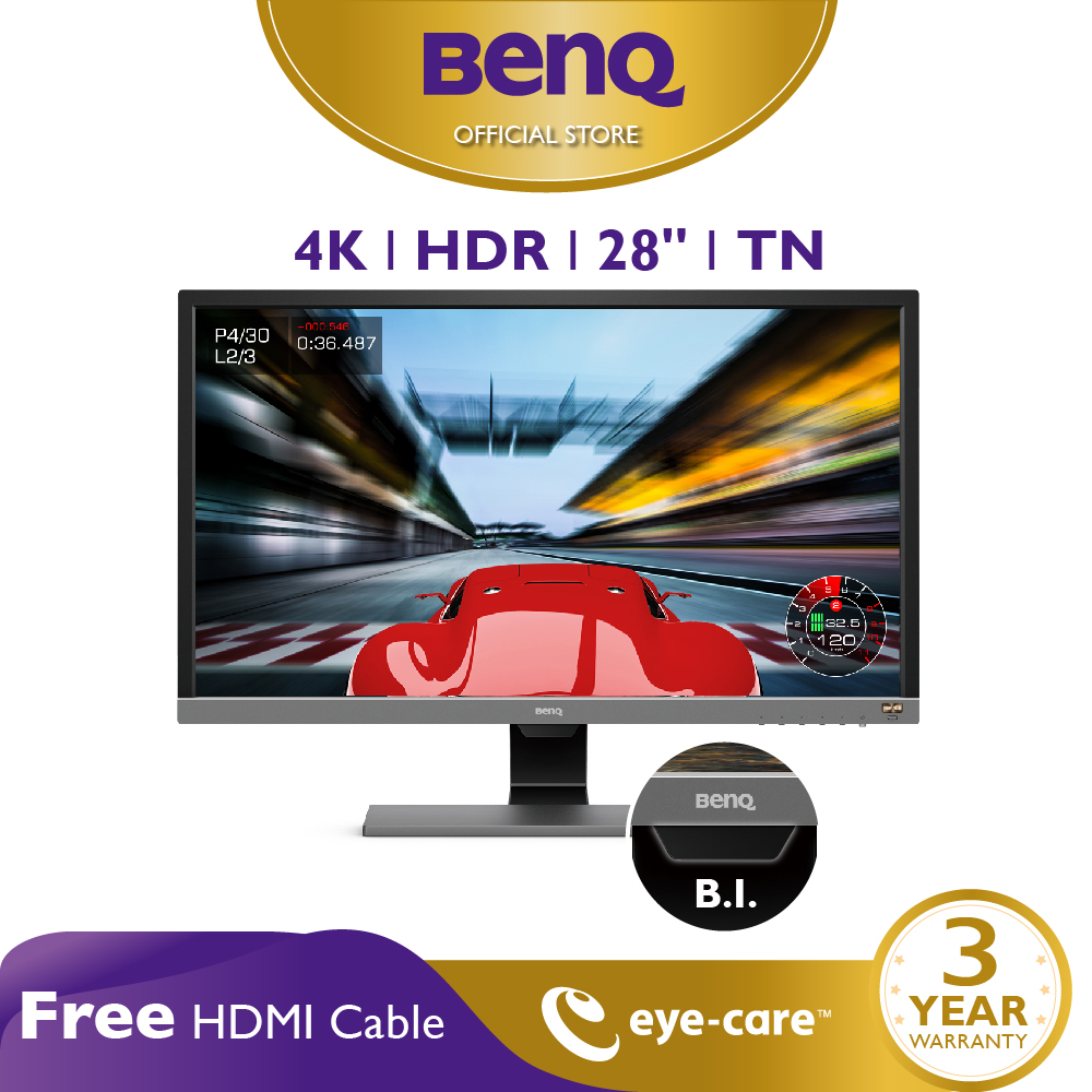 Màn hình giải trí đa chức năng BenQ EL2870U 28 inch 4K HDR 1ms Eye-Care chuyên Gaming, Giải trí, game console, xem phim