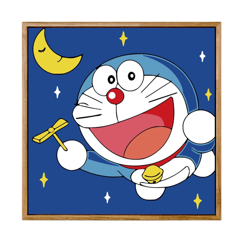 20CM * 20CM DIY Trẻ Em Tay Khung Hình Hoạt Hình Tranh Sơn Dầu Đơn Giản Số Tô Vẽ Hình Trẻ Em giáo Dục Xếp Hình Phim Hoạt Hình