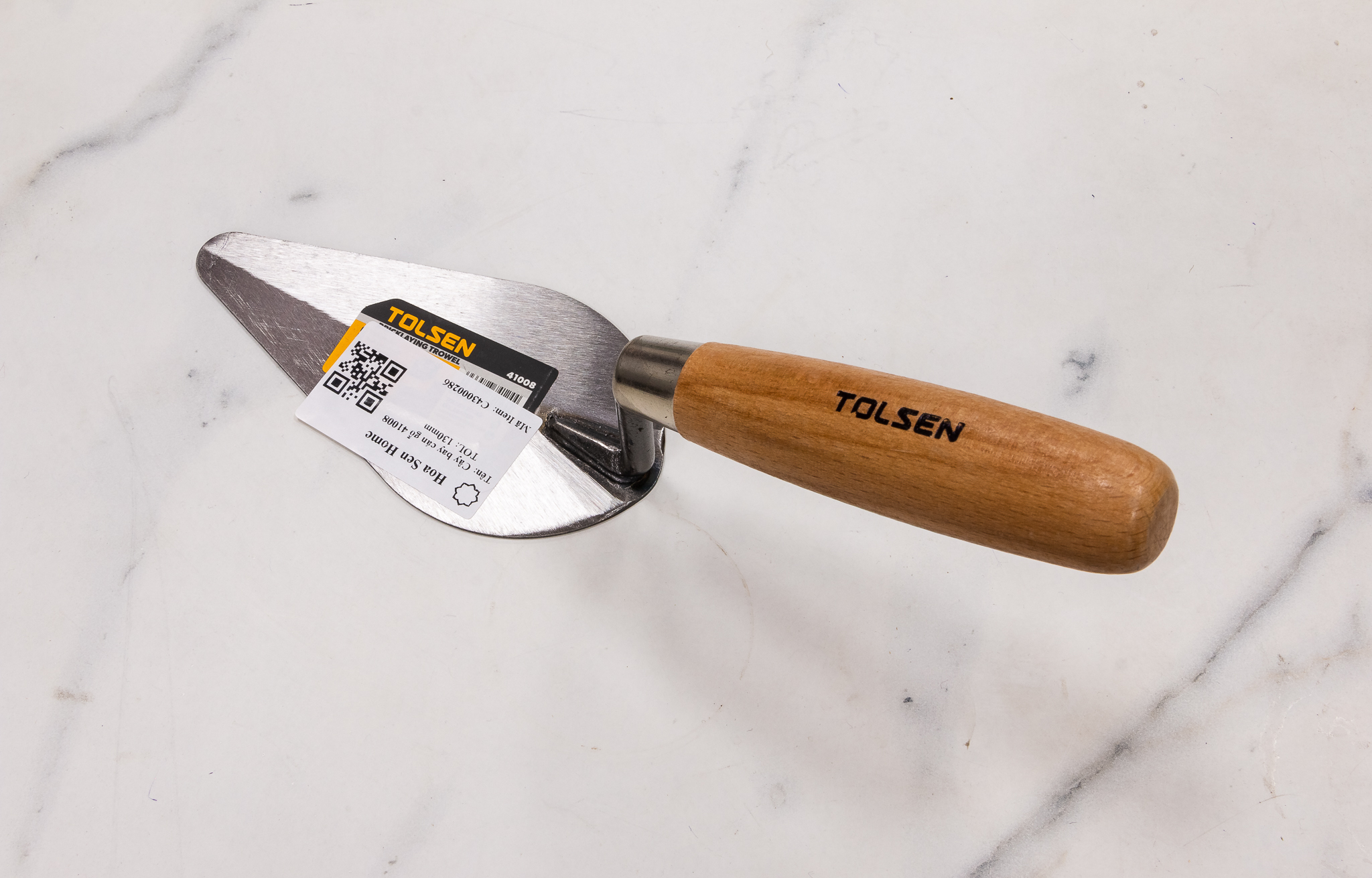Cây bay cán gỗ Tolsen lưỡi thép (13cm, 15cm)