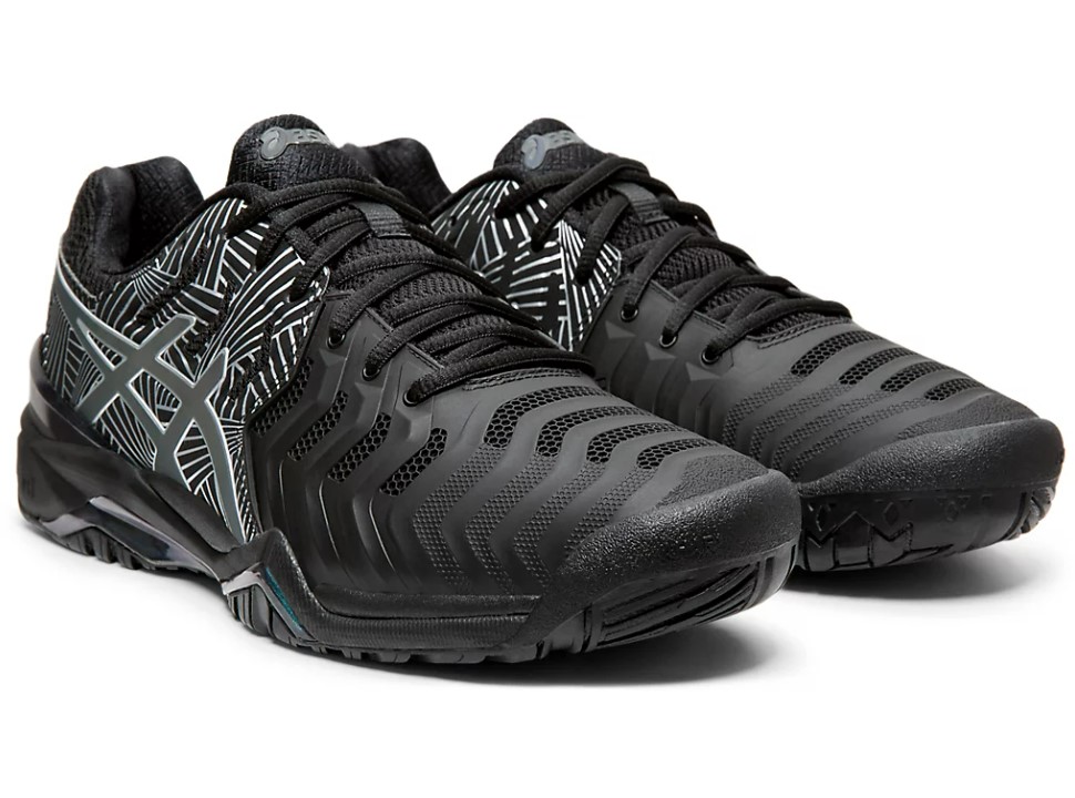Asics GelResolution 7 (Black) Men Tennis Shoes รองเท้าเทนนิสผู้ชายเอสิ