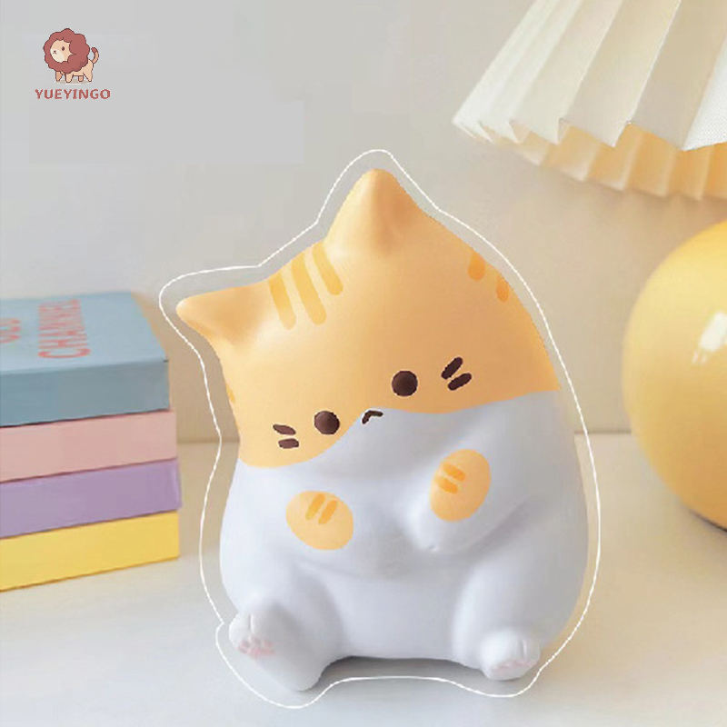 YUEYINGO Đồ chơi giảm căng thẳng cho mèo mới Bóp Bóng chống căng thẳng Đồ trang trí bàn hoạt hình