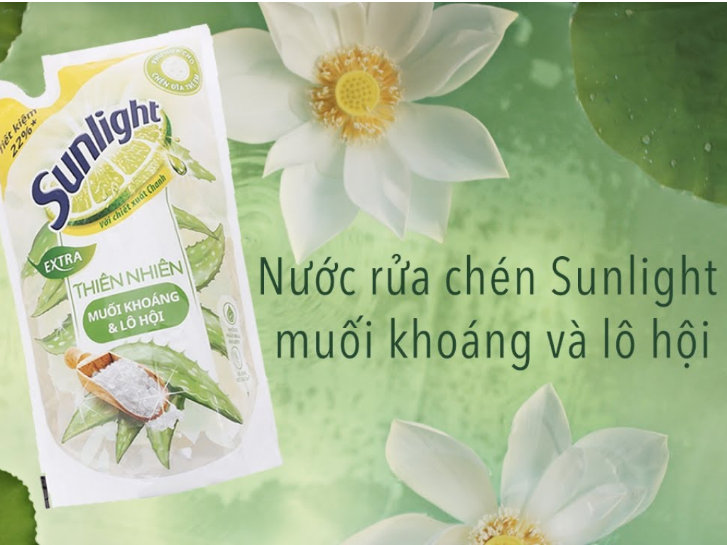 Nước rửa chén Sunlight Thiên Nhiên can 3.6kg