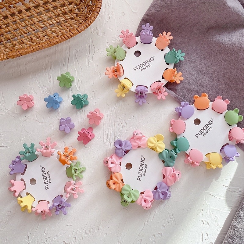 Set 30 Kẹp Tóc mini Dễ Thương Phong Cách Hàn Quốc Cho Bé Gái