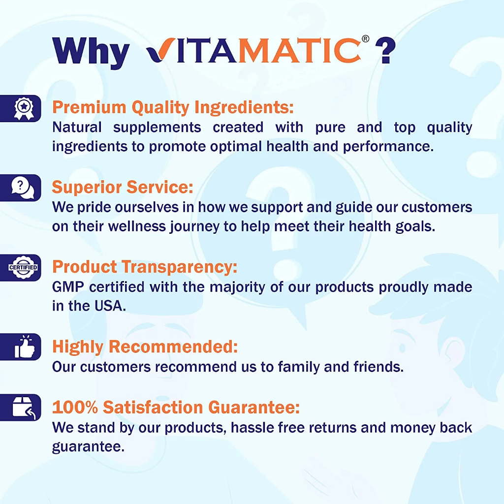 Viên Uống Giúp Dễ Ngủ Vitamatic Melatonin 20mg 120 Tablets
