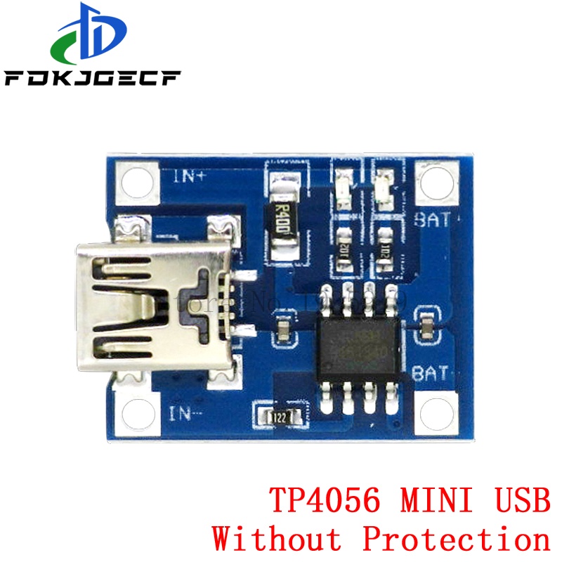 Mini Micro Type-C USB 5V 1A 18650 TP4056 Bộ Sạc Pin Lithium mô-đun bảng sạc với bảo vệ chức năng kép 1A Li-ion mạch tích hợp