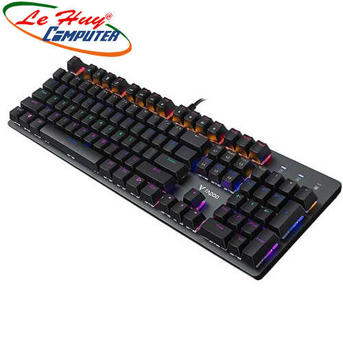 Bàn phím cơ Rapoo V500SE Rainbow Blue Switch