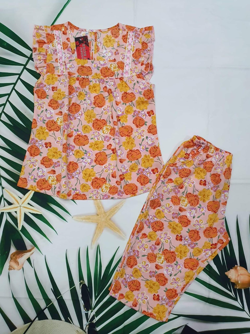 [40kg - 80kg] Đồ Bộ Măc Nhà, Đồ Bộ Nữ Lửng Mango Bigsize