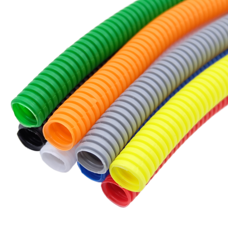 1/5/10M PP Insulated Corrugated Pipe Wire Hose Threading Hose Plastic