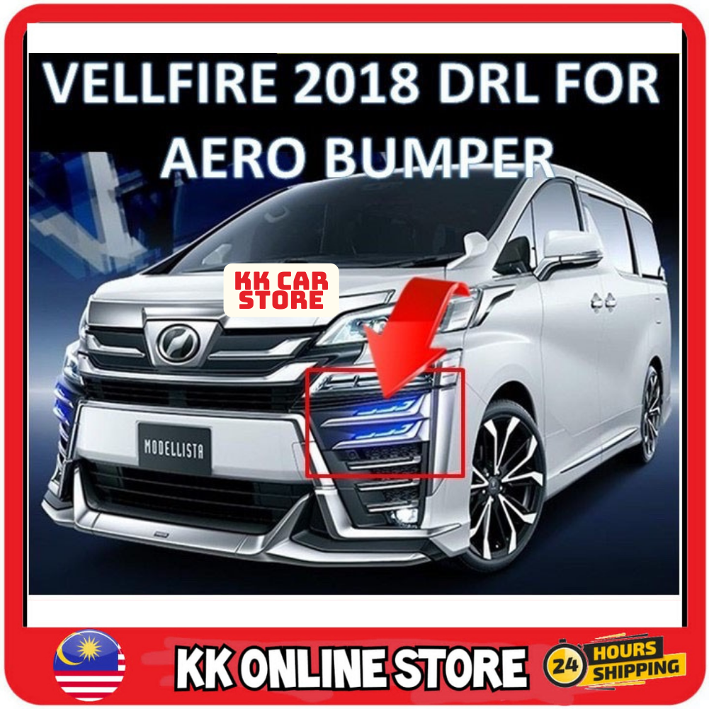Toyota Vellfire 2018 DRL Light for Aero Bumper anh30 agh30 ah30