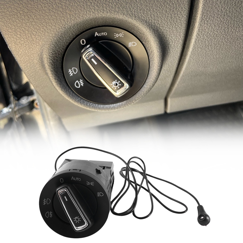 14 pins car headlight switch for vw passat b5 b7 transporter t5 polo tiguan jetta mk6 golf 4 6 light switch 3bd941531