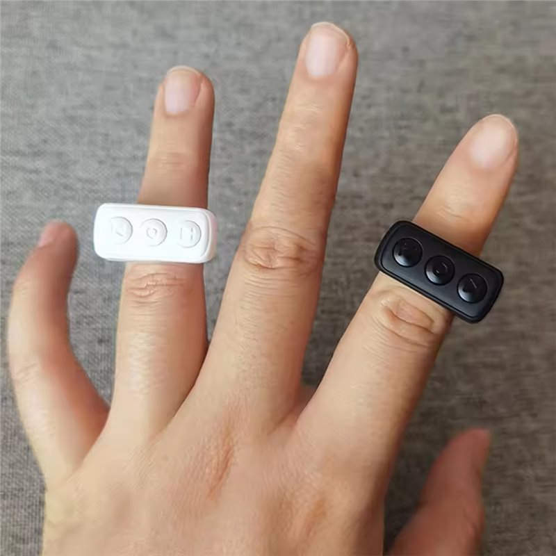 Mobile Phone Remote Control Finger Bluetooth Camera Controller ...