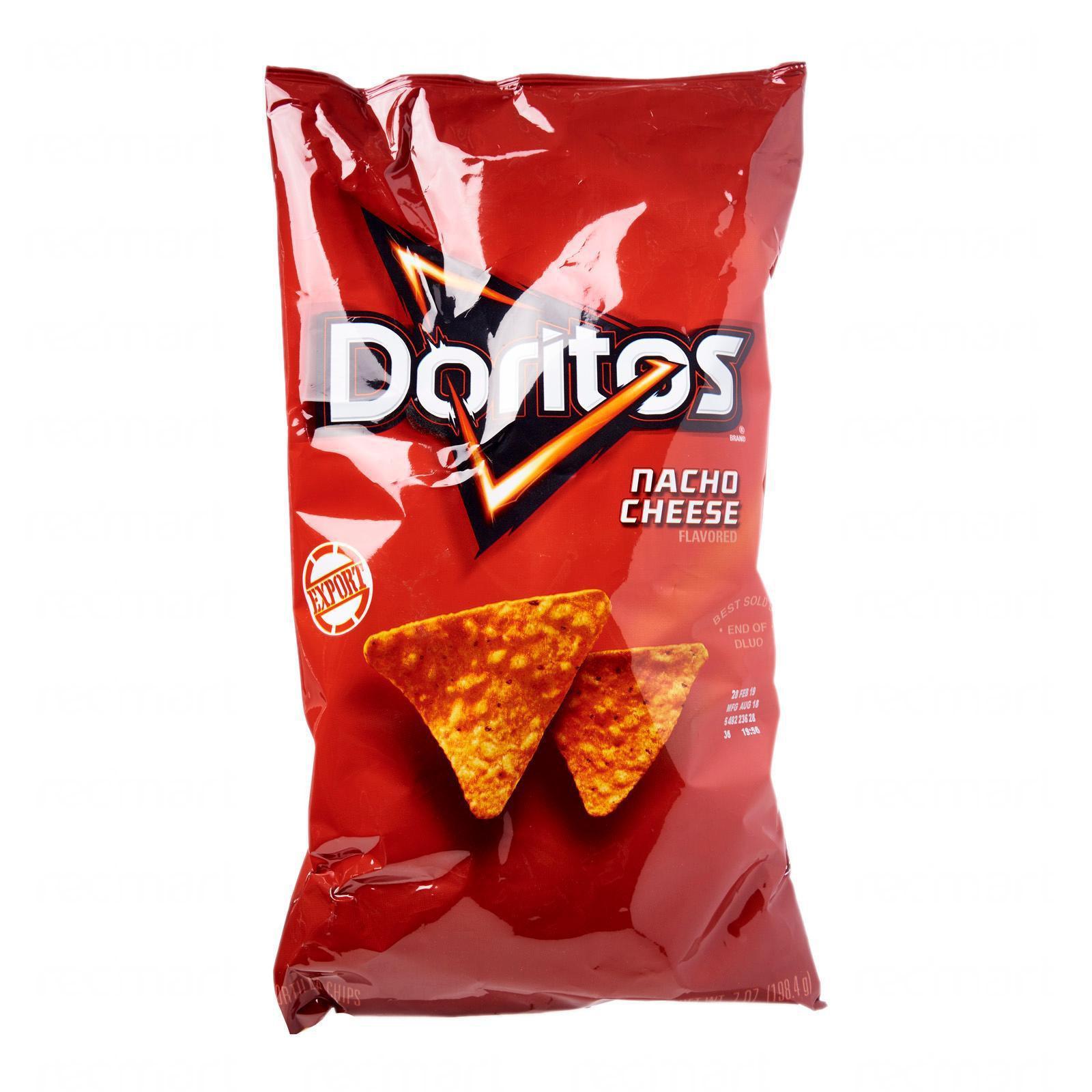 Doritos Nacho Cheese Flavored Tortilla Chips, Oz Bag/64, 58 OFF