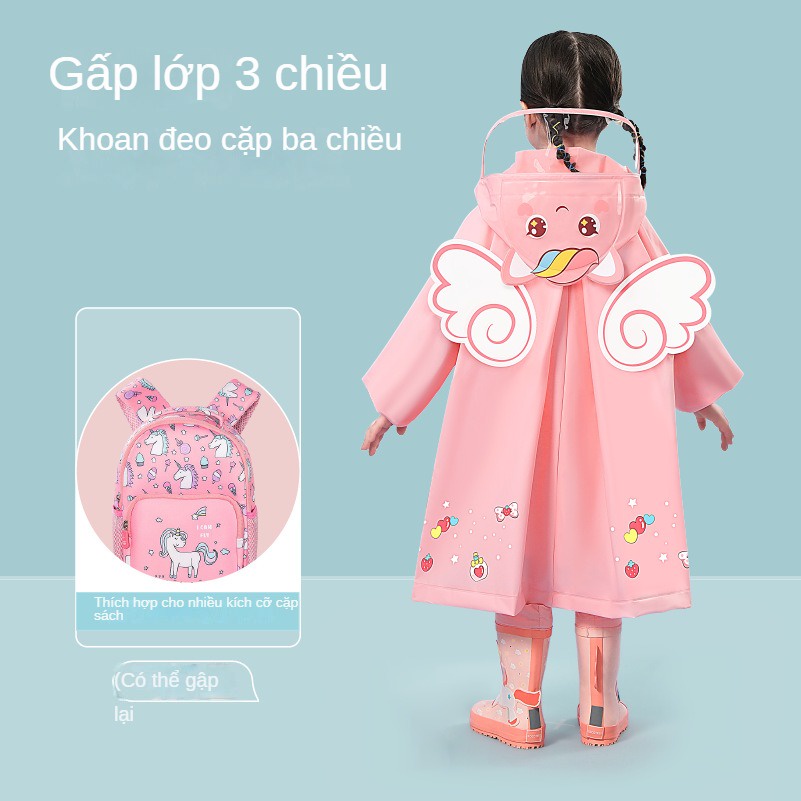 Áo Mưa Trẻ Em Chất Liệu Eva Dễ Thương