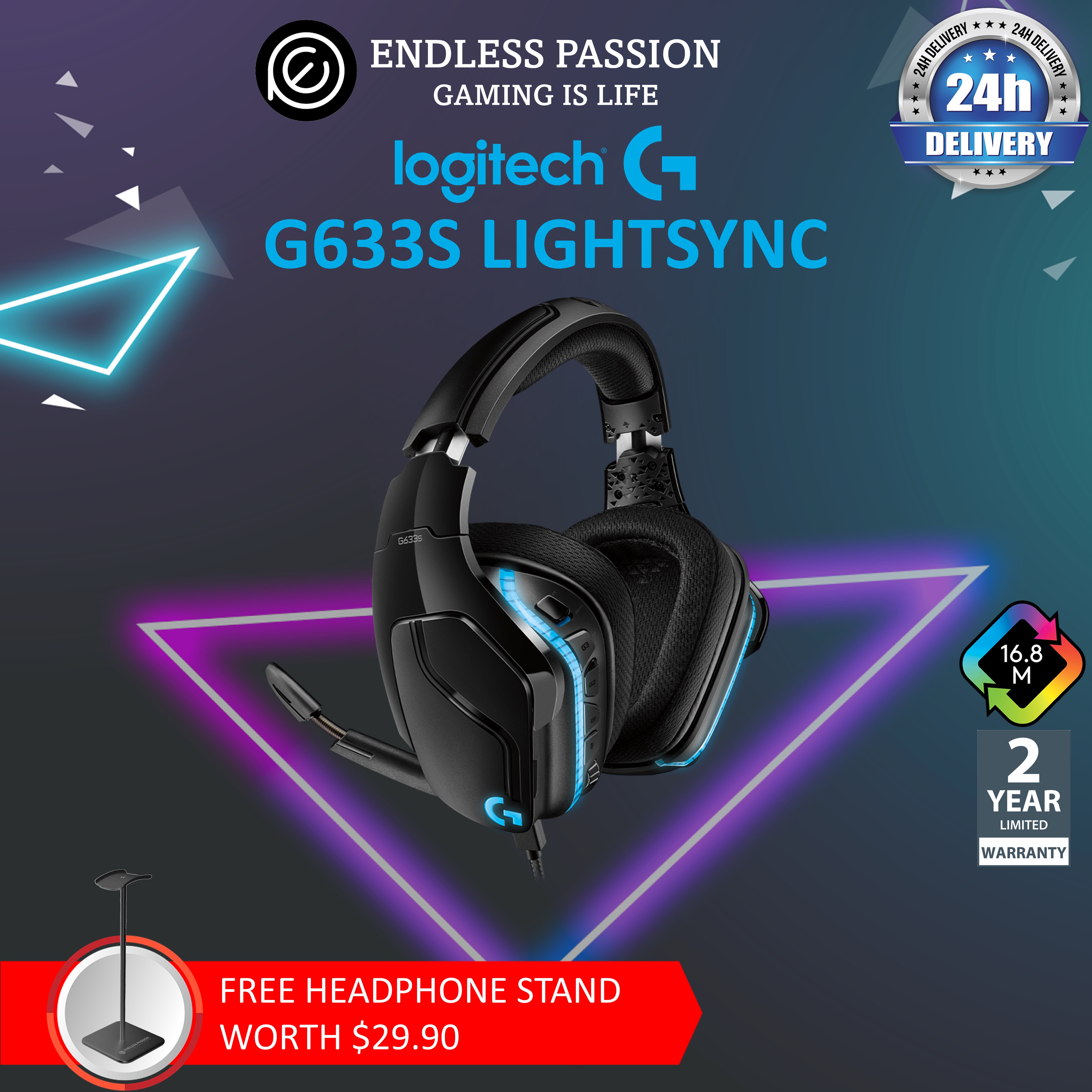 Logitech G633S 7.1 Surround Sound 