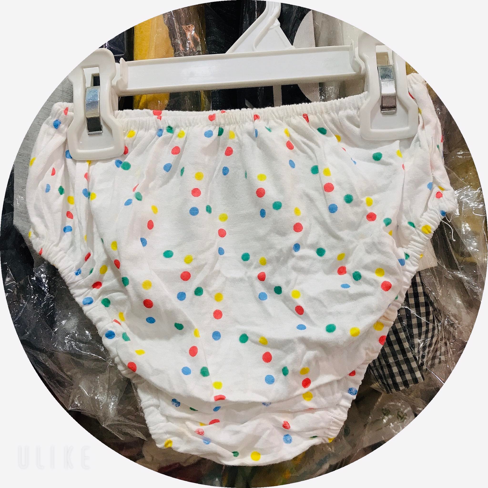 Combo 5 quần chíp bé gái thun 100% cotton ảnh thật- quần chíp tam giác cho bé gái