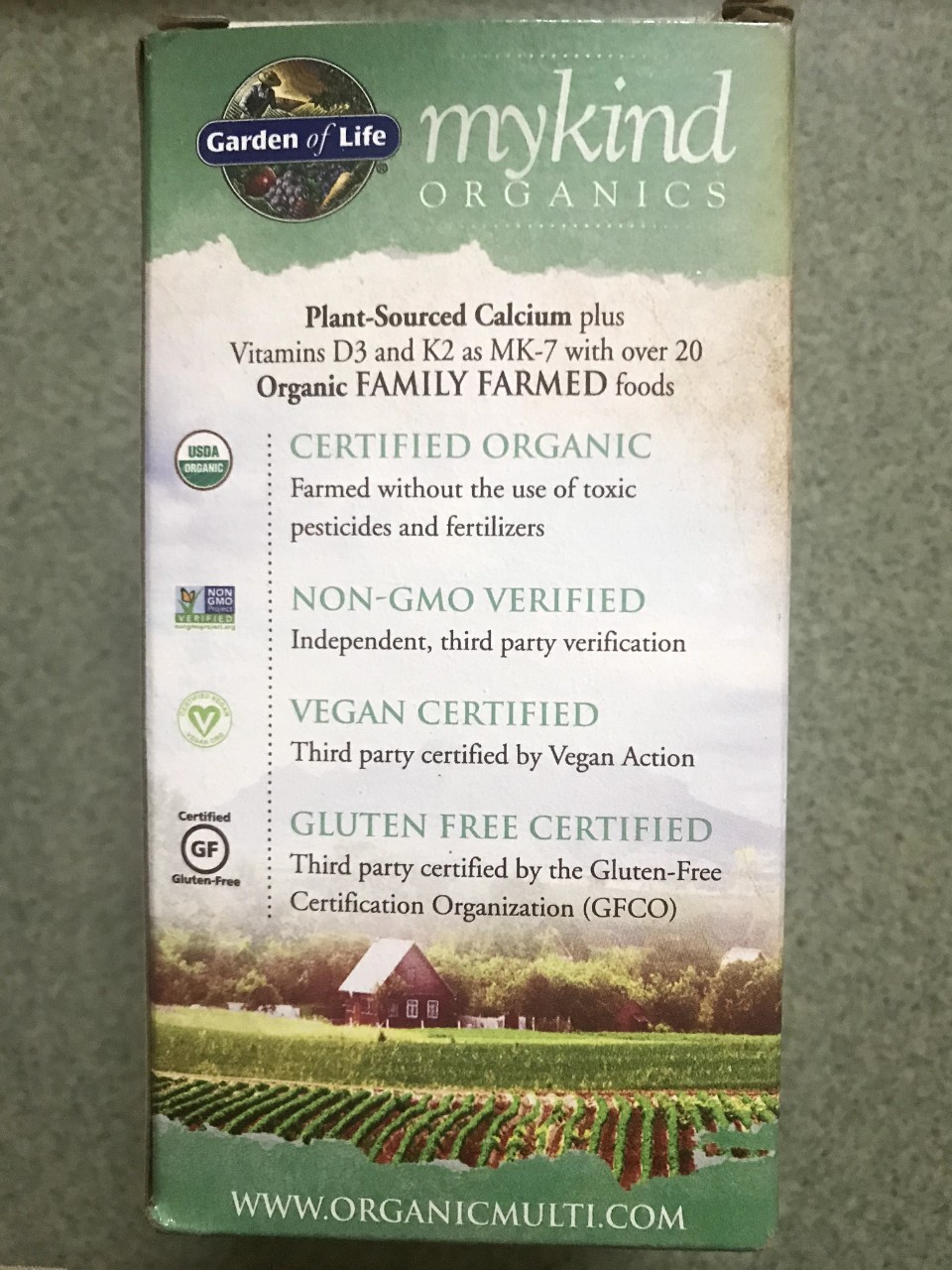 CANXI THỰC VẬT HỮU CƠ MYKIND ORGANICS