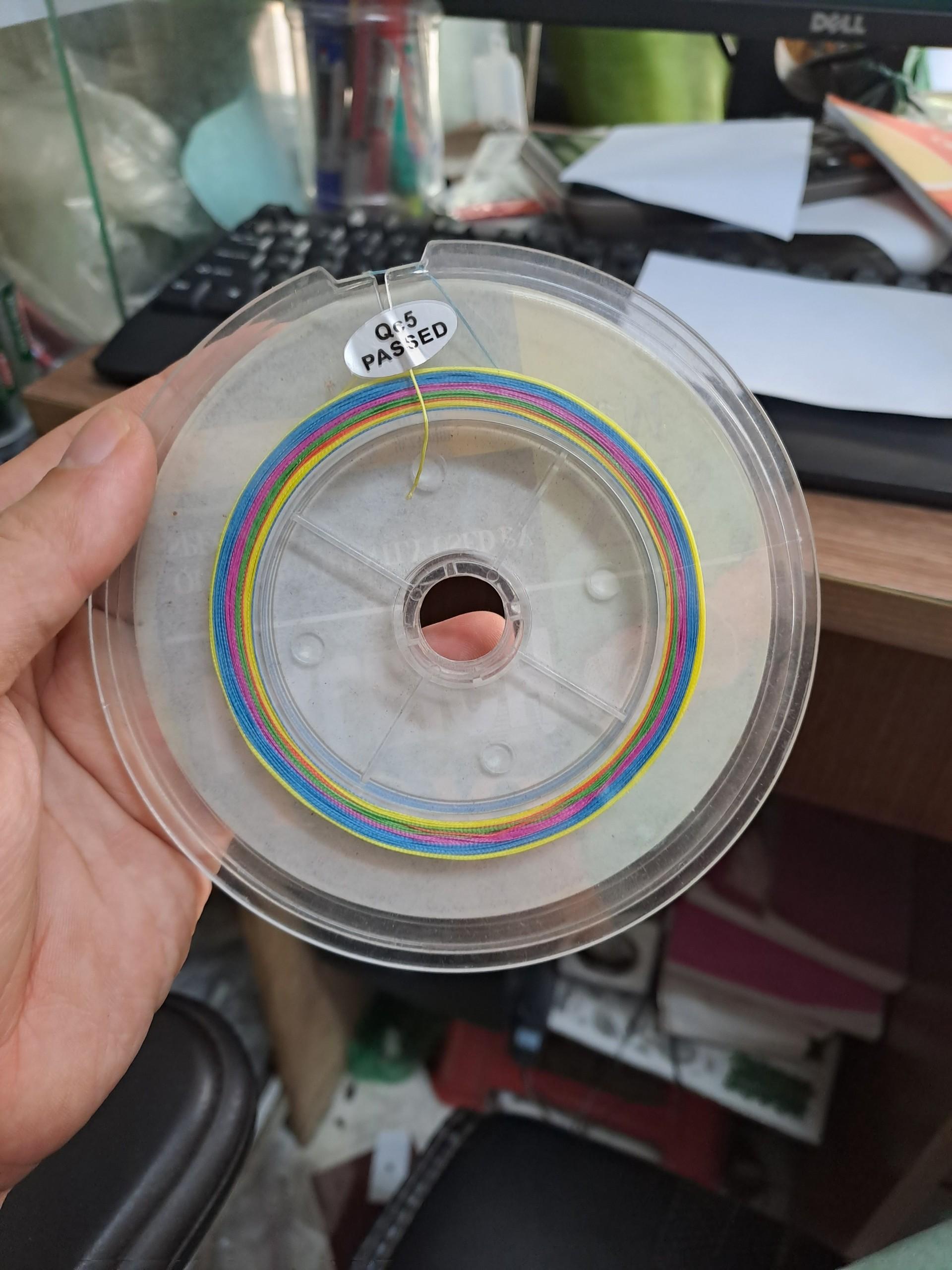 Dây dù câu cá PE Lure X8 - 7 màu 100m(nhưng thực tế 60m)