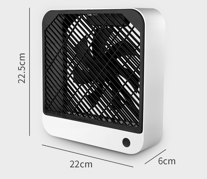 Quạt sạc cổng usb loại đẹp 22x22.5cm